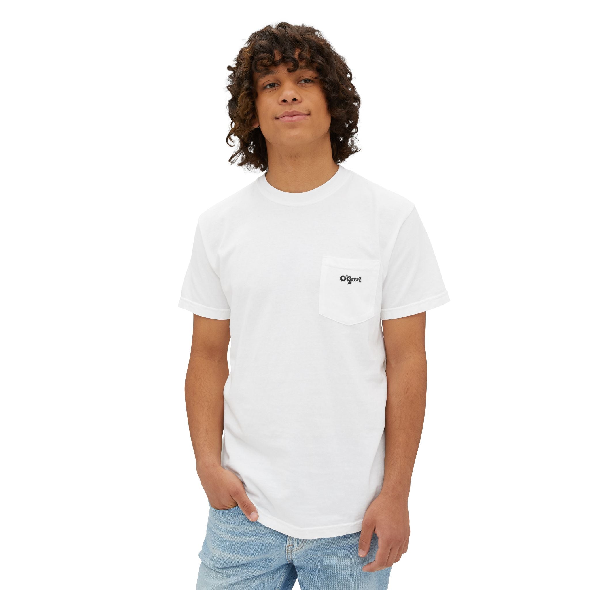 Happiness O’Grrrl. Pocket T‑Shirt