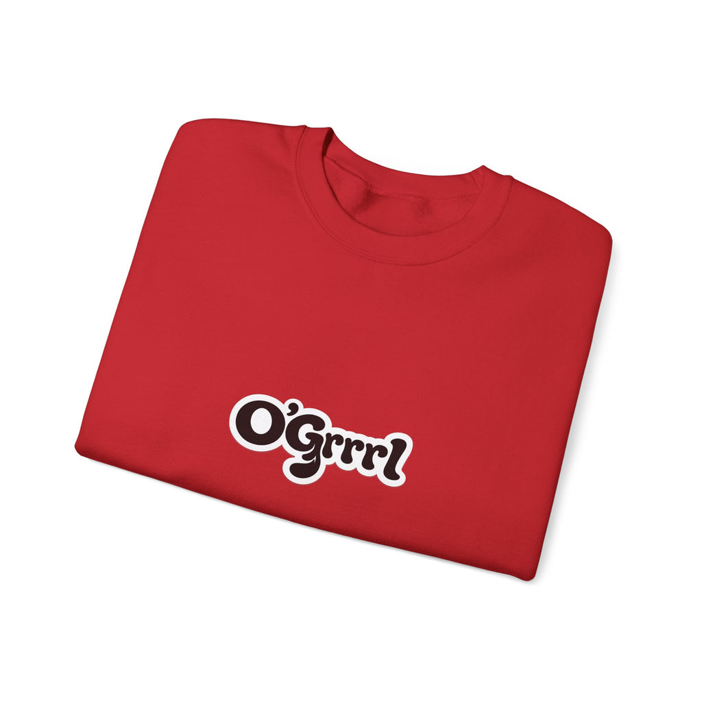 O'Grrl Retro Logo Sweatshirt — Vintage Script Crewneck