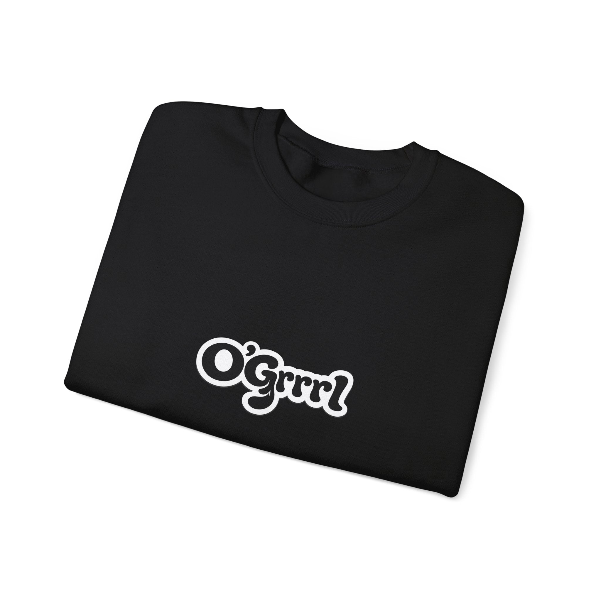 O'Grrl Retro Logo Sweatshirt — Vintage Script Crewneck