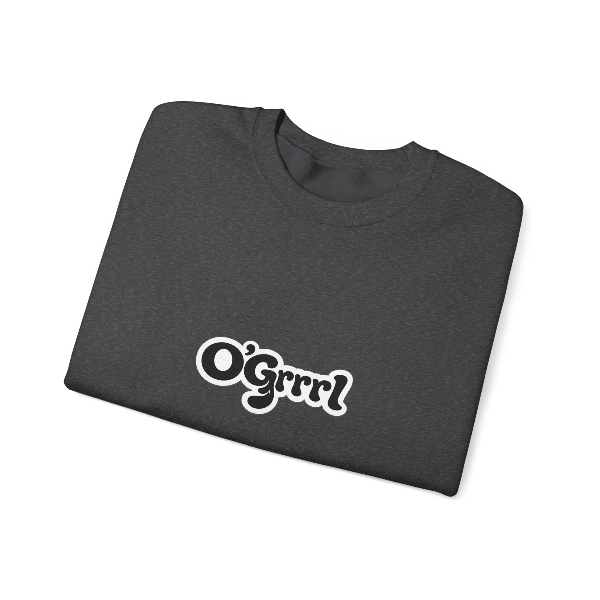 O'Grrl Retro Logo Sweatshirt — Vintage Script Crewneck