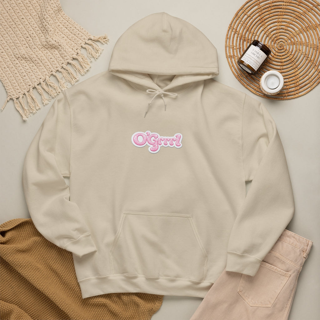 O’Grrrl OG Pink Script Hoodie