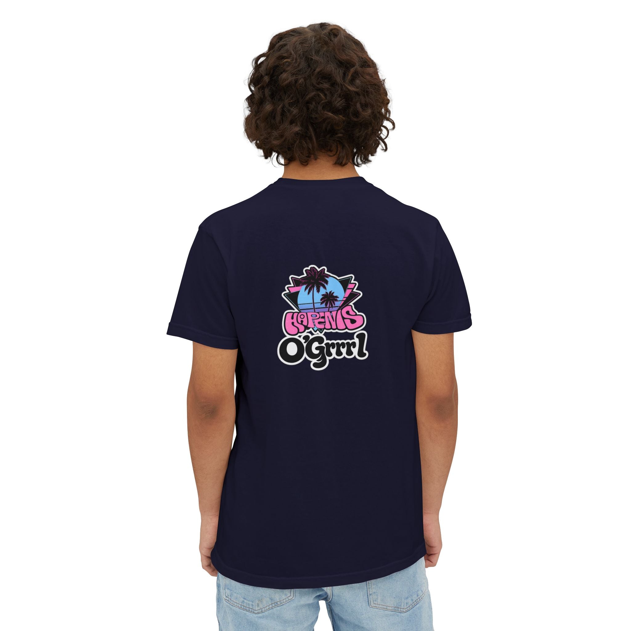 Happiness O’Grrrl. Pocket T‑Shirt
