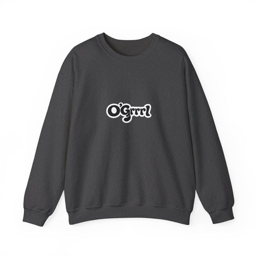 O'Grrl Retro Logo Sweatshirt — Vintage Script Crewneck