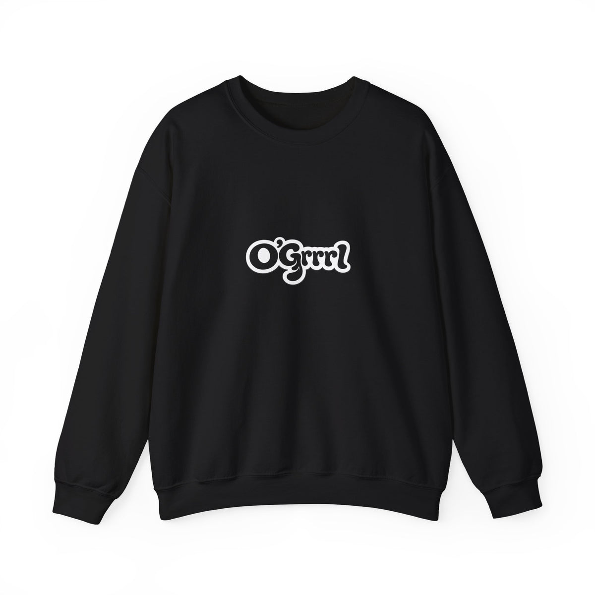 O'Grrl Retro Logo Sweatshirt — Vintage Script Crewneck