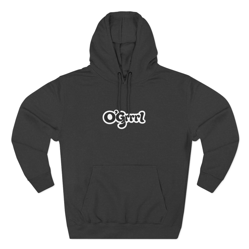 O'Grrl Logo Hoodie — Retro Script Fleece Pullover