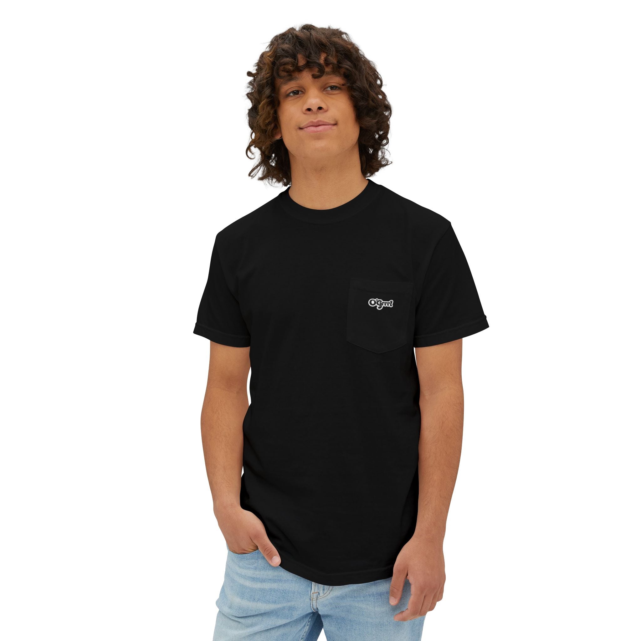 Happiness O’Grrrl. Pocket T‑Shirt